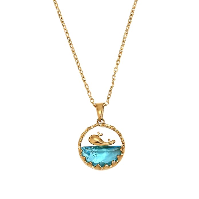 Blue Whale Necklace